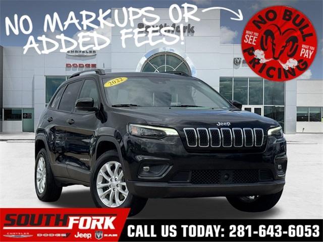 used 2022 Jeep Cherokee car, priced at $20,897