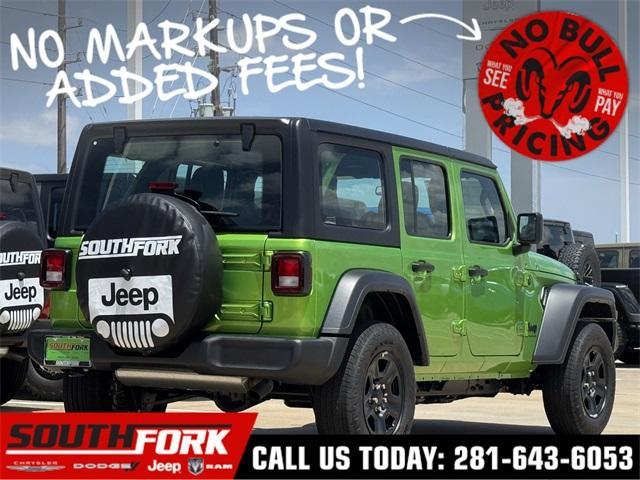 new 2025 Jeep Wrangler car, priced at $38,265