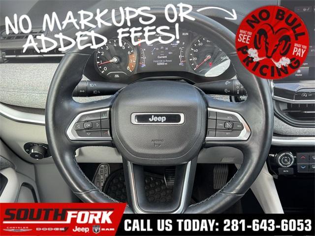 used 2022 Jeep Compass car, priced at $21,199