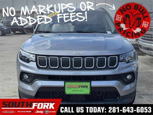 used 2022 Jeep Compass car, priced at $21,199