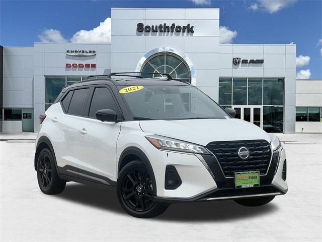 used 2021 Nissan Kicks car, priced at $15,599