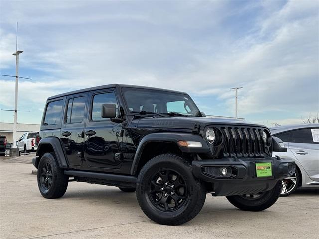 used 2020 Jeep Wrangler Unlimited car, priced at $26,399