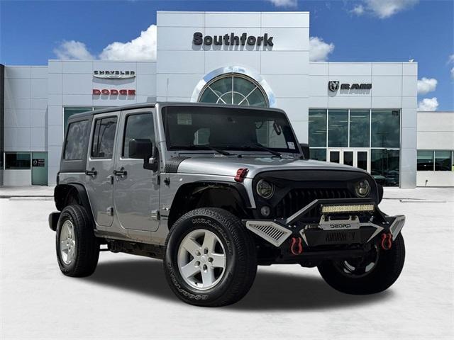 used 2018 Jeep Wrangler JK Unlimited car, priced at $20,997