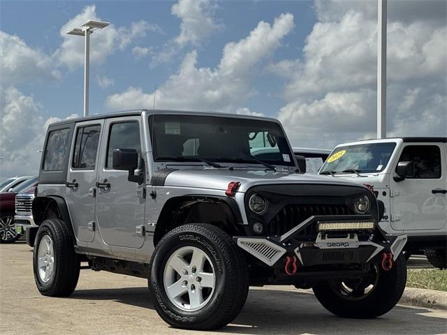 used 2018 Jeep Wrangler JK Unlimited car, priced at $20,597