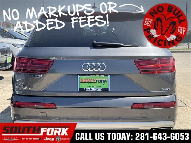 used 2019 Audi Q7 car, priced at $26,599