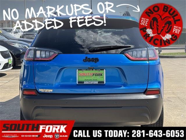 used 2021 Jeep Cherokee car, priced at $19,599
