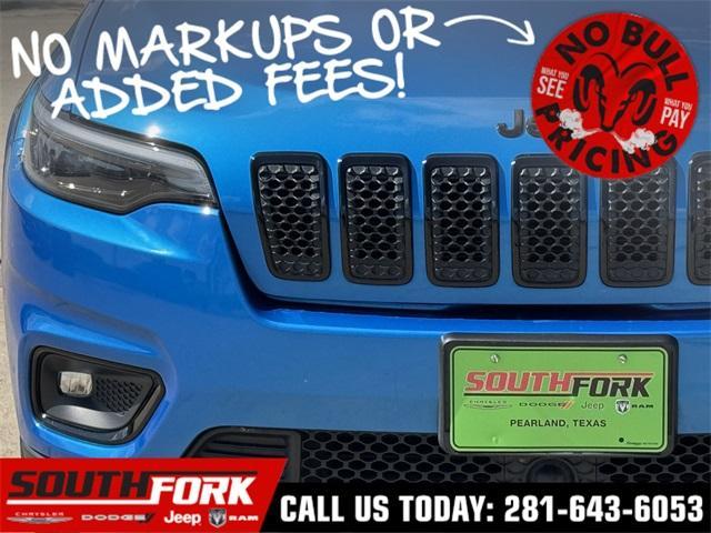 used 2021 Jeep Cherokee car, priced at $19,599