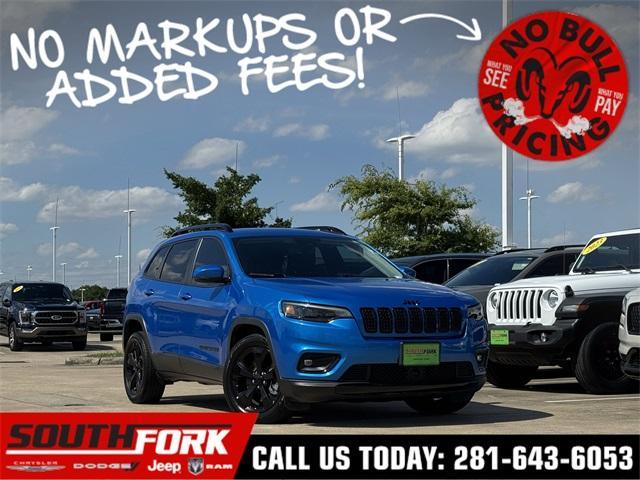 used 2021 Jeep Cherokee car, priced at $19,599