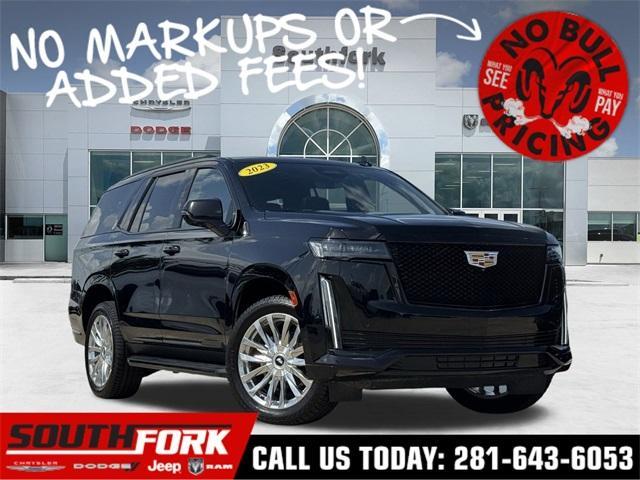 used 2023 Cadillac Escalade car, priced at $71,998