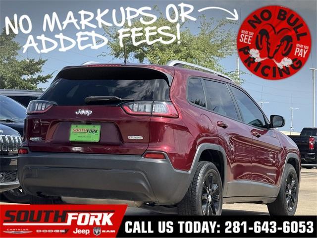 used 2021 Jeep Cherokee car, priced at $18,199