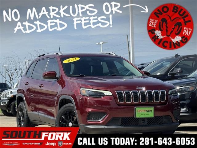used 2021 Jeep Cherokee car, priced at $18,199