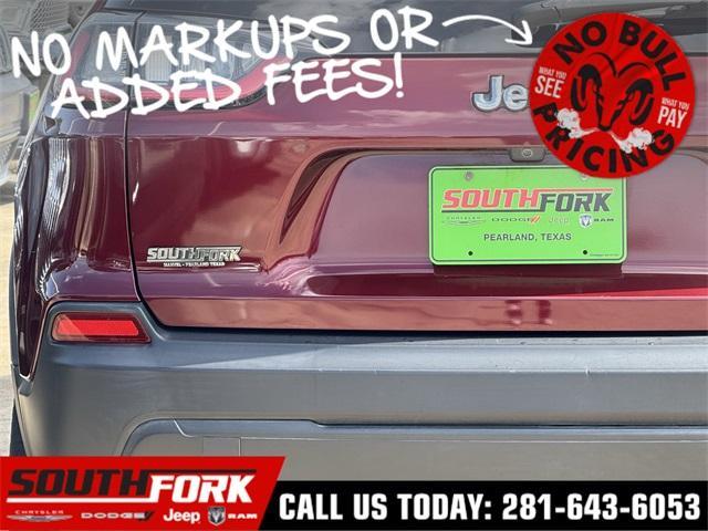 used 2021 Jeep Cherokee car, priced at $18,199