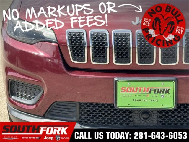 used 2021 Jeep Cherokee car, priced at $18,199