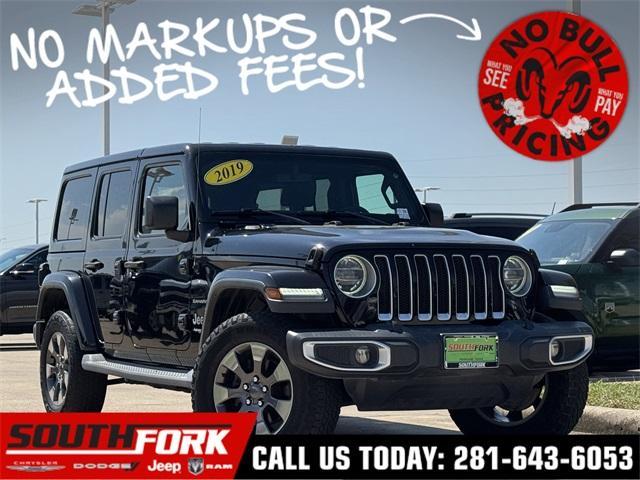 used 2019 Jeep Wrangler Unlimited car, priced at $25,499