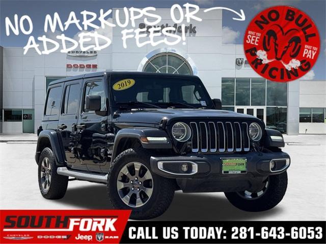 used 2019 Jeep Wrangler Unlimited car, priced at $25,499