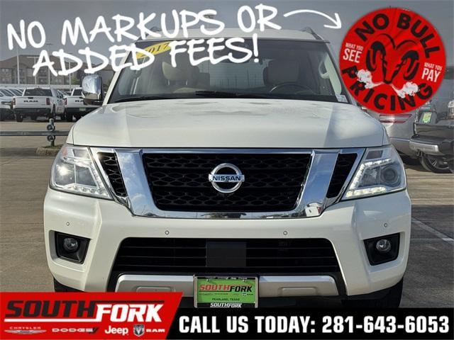 used 2017 Nissan Armada car, priced at $18,599