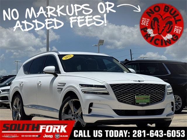 used 2022 Genesis GV80 car, priced at $46,999