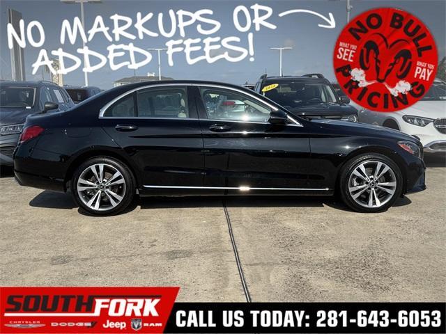 used 2021 Mercedes-Benz C-Class car, priced at $23,599