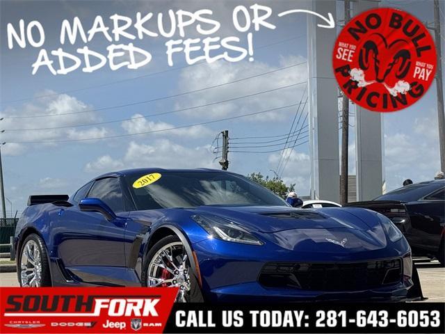 used 2017 Chevrolet Corvette car, priced at $59,499