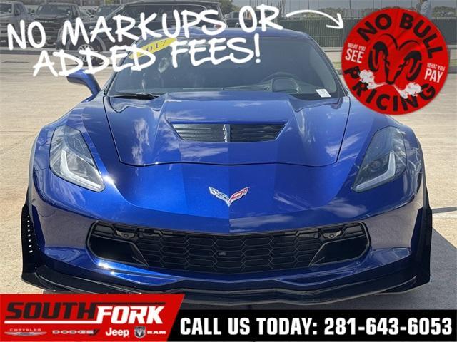 used 2017 Chevrolet Corvette car, priced at $59,499
