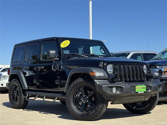used 2021 Jeep Wrangler Unlimited car, priced at $23,999