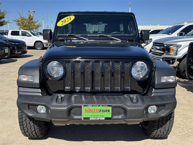 used 2021 Jeep Wrangler Unlimited car, priced at $23,999