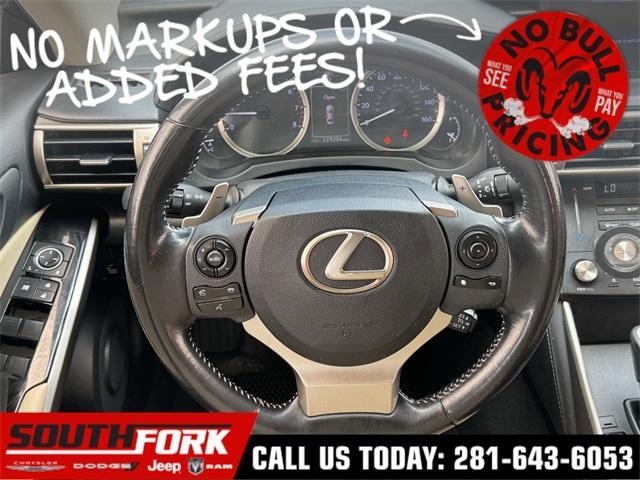 used 2015 Lexus IS 250 car, priced at $15,799