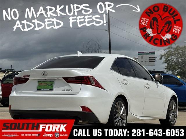 used 2015 Lexus IS 250 car, priced at $15,799