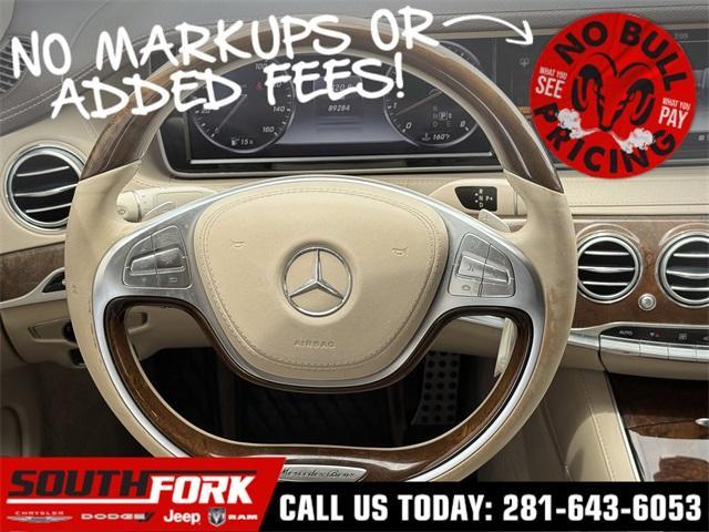 used 2015 Mercedes-Benz S-Class car, priced at $24,499