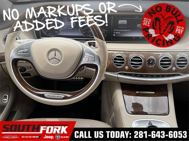 used 2015 Mercedes-Benz S-Class car, priced at $24,499