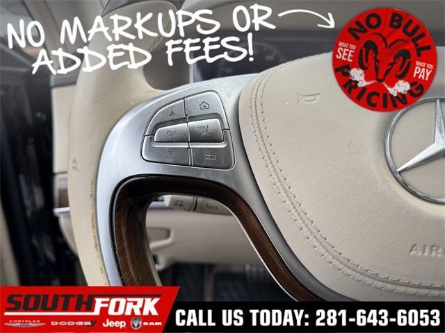 used 2015 Mercedes-Benz S-Class car, priced at $24,499
