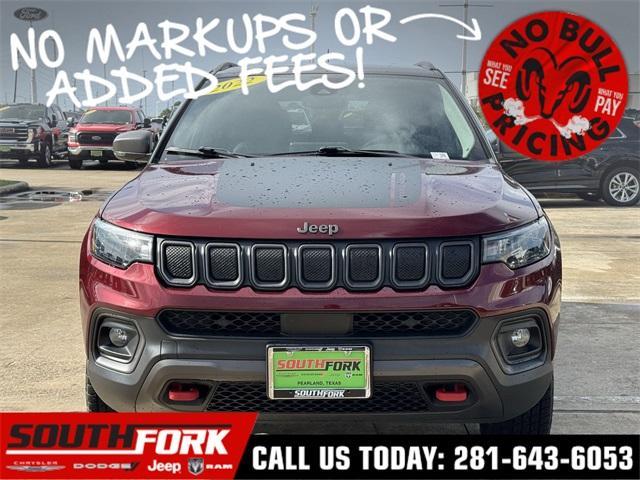 used 2022 Jeep Compass car, priced at $22,199
