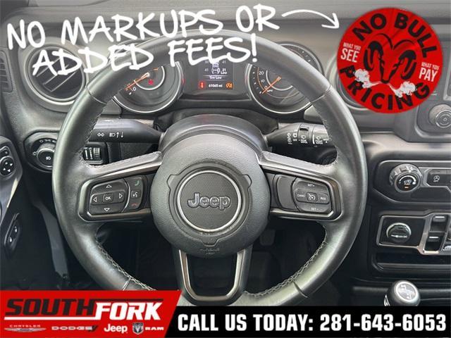 used 2020 Jeep Wrangler Unlimited car, priced at $30,399