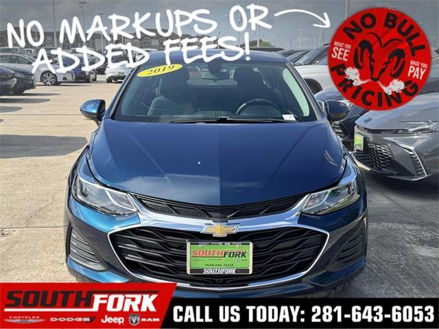 used 2019 Chevrolet Cruze car, priced at $11,497