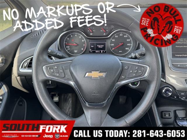 used 2019 Chevrolet Cruze car, priced at $11,497