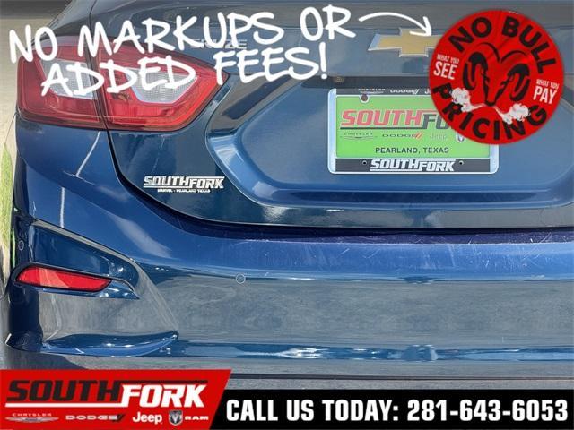 used 2019 Chevrolet Cruze car, priced at $11,497