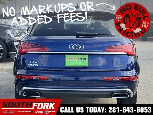 used 2022 Audi Q5 car, priced at $28,399