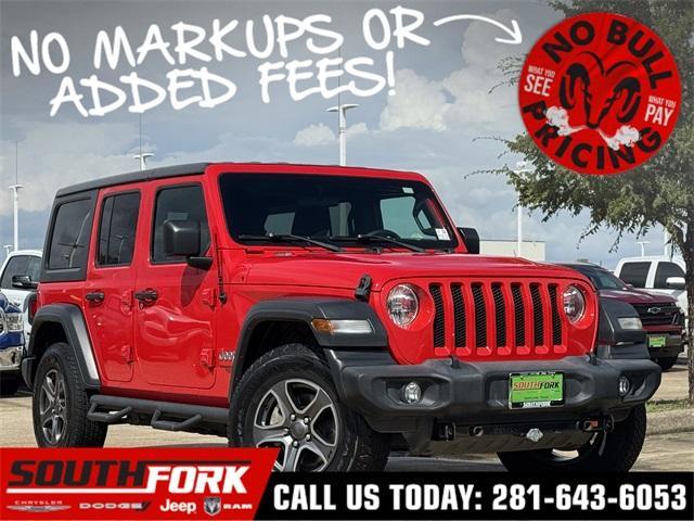 used 2018 Jeep Wrangler Unlimited car, priced at $24,499