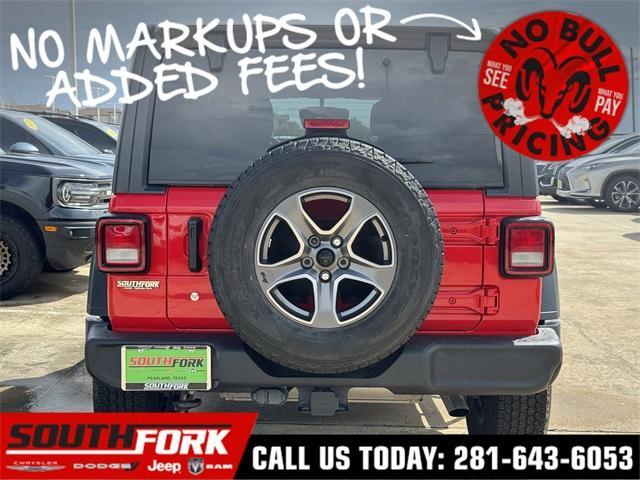used 2018 Jeep Wrangler Unlimited car, priced at $24,499