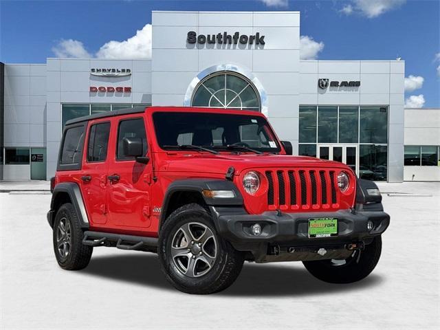 used 2018 Jeep Wrangler Unlimited car, priced at $23,597