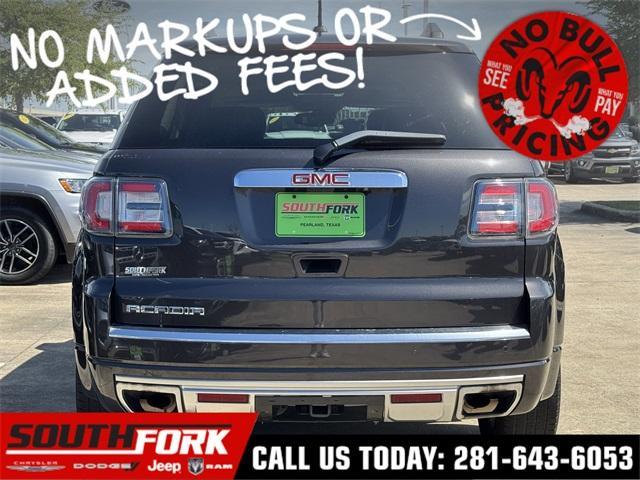 used 2016 GMC Acadia car, priced at $16,999