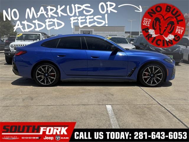 used 2024 BMW i4 Gran Coupe car, priced at $52,597