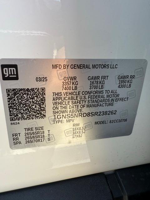 used 2025 Chevrolet Tahoe car, priced at $61,798