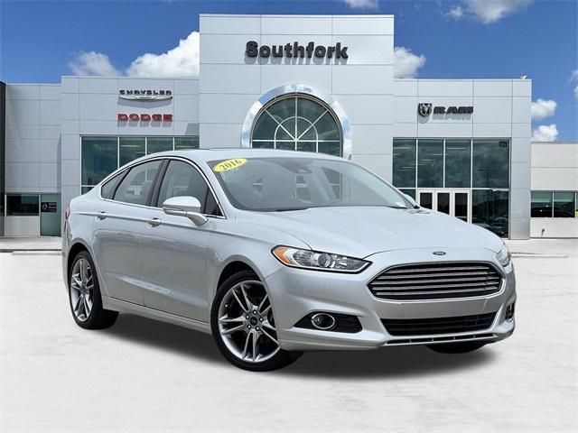 used 2016 Ford Fusion car, priced at $14,399