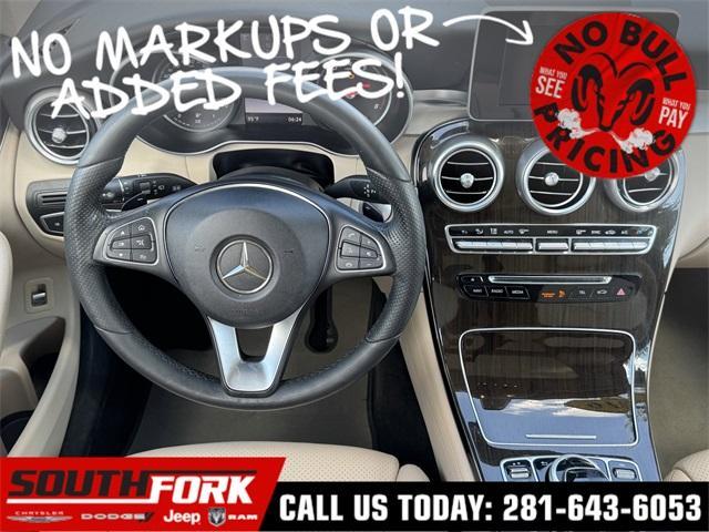 used 2016 Mercedes-Benz GLC-Class car, priced at $16,999