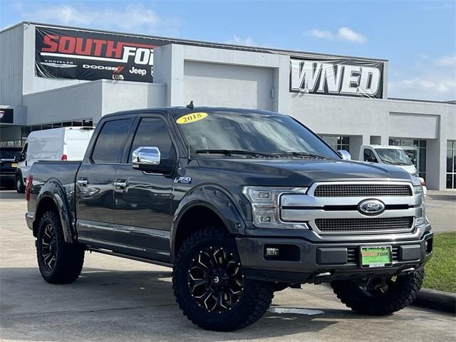 used 2018 Ford F-150 car, priced at $33,497