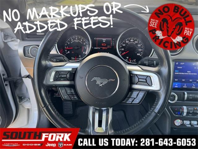 used 2022 Ford Mustang car, priced at $23,999