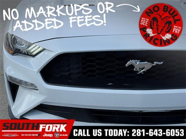 used 2022 Ford Mustang car, priced at $23,999