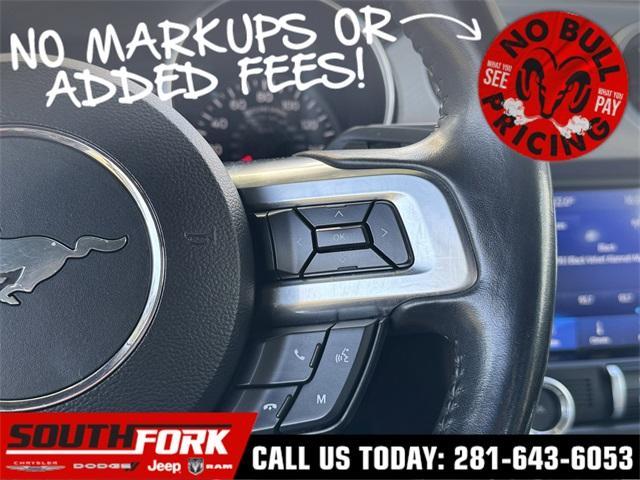 used 2022 Ford Mustang car, priced at $23,999