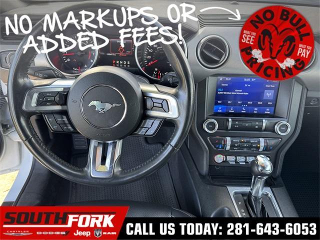 used 2022 Ford Mustang car, priced at $23,999
